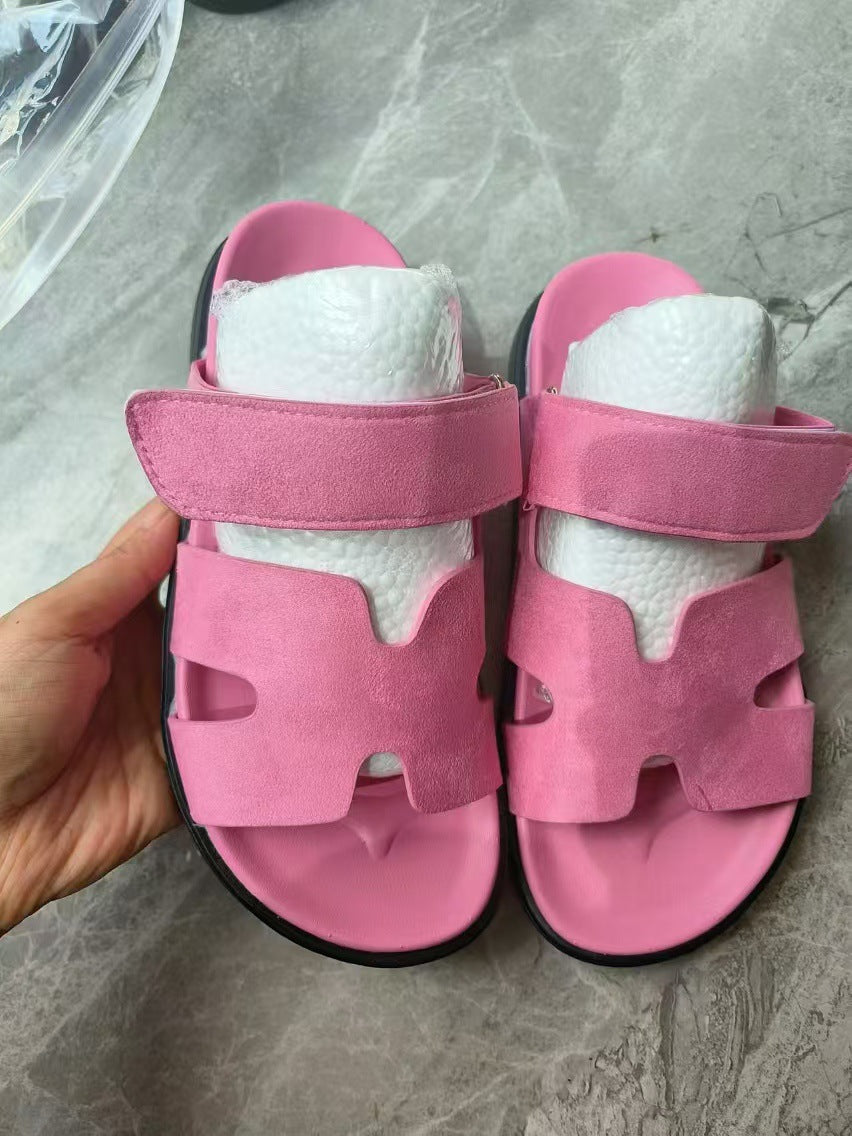 Women’s Color-Block Platform Comfort Slippers