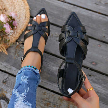 Women’s Wedge Heel Buckle Sandals