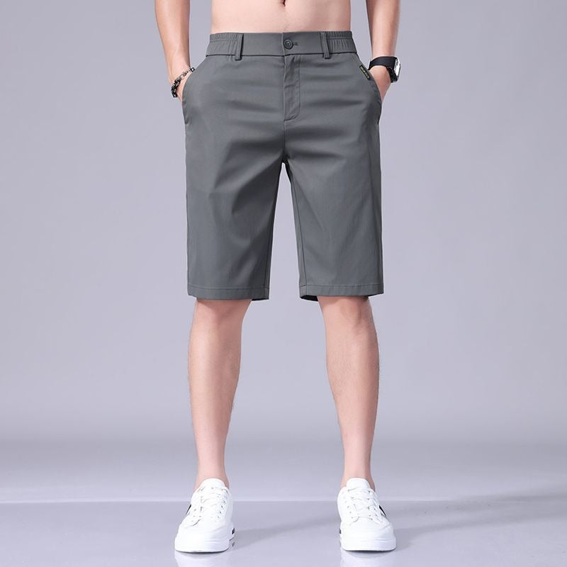 Men’s Ice Silk Stretch Casual Shorts