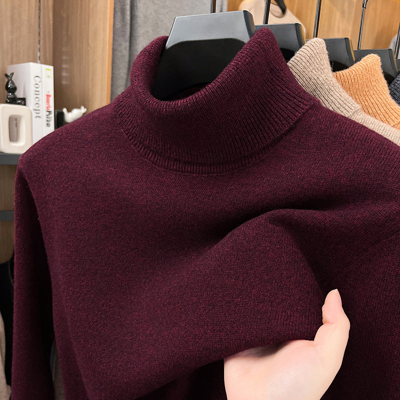 Men’s Wool Thick Turtleneck Sweater