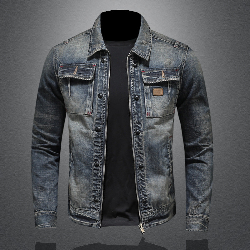 Men’s Retro Denim Workwear Jacket
