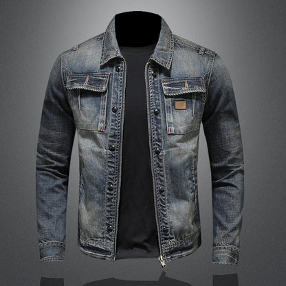 Men’s Retro Denim Workwear Jacket