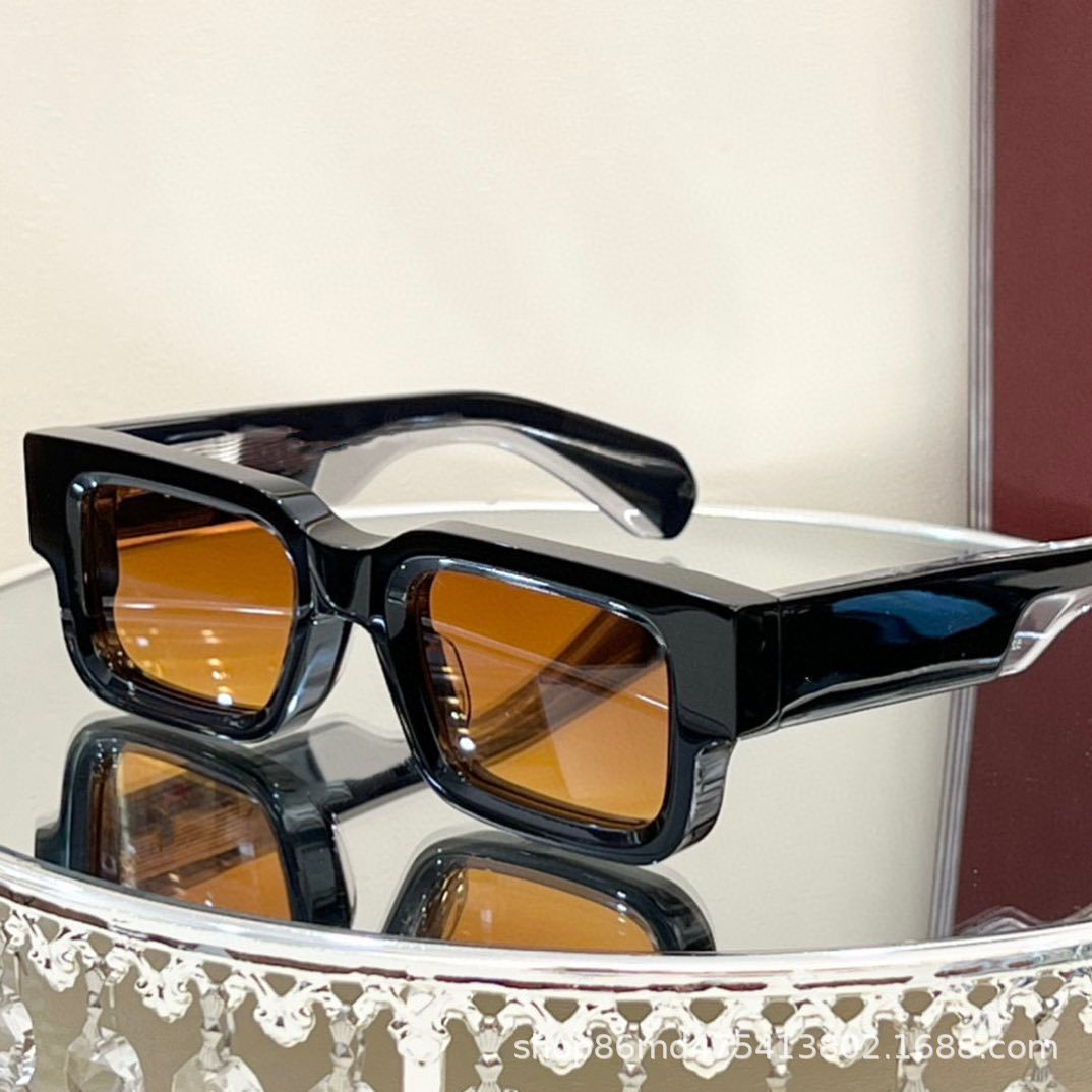 Unisex Box Frame Polarized Fashion Sunglasses