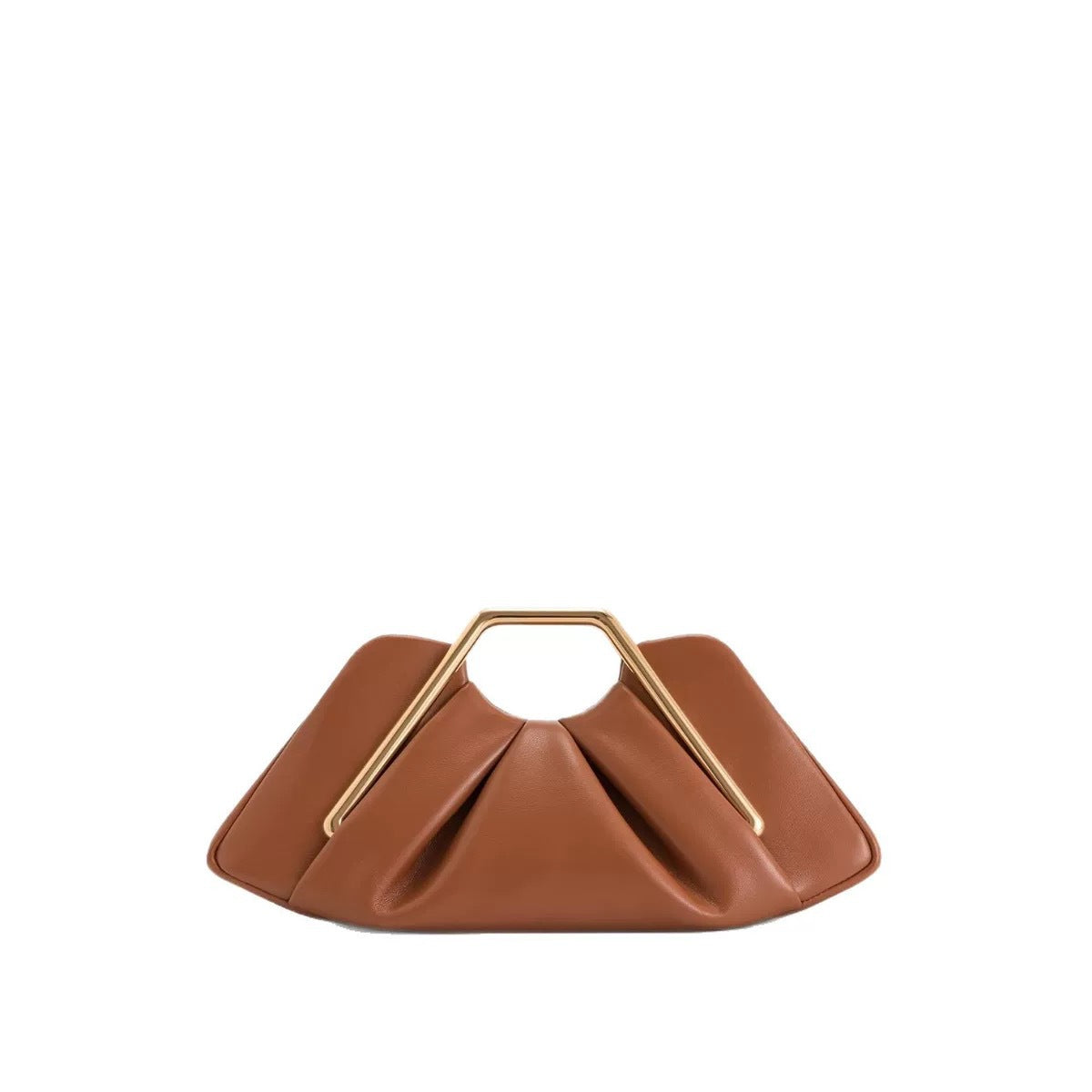 Women’s Soft Leather Pleated Cloud Bag
