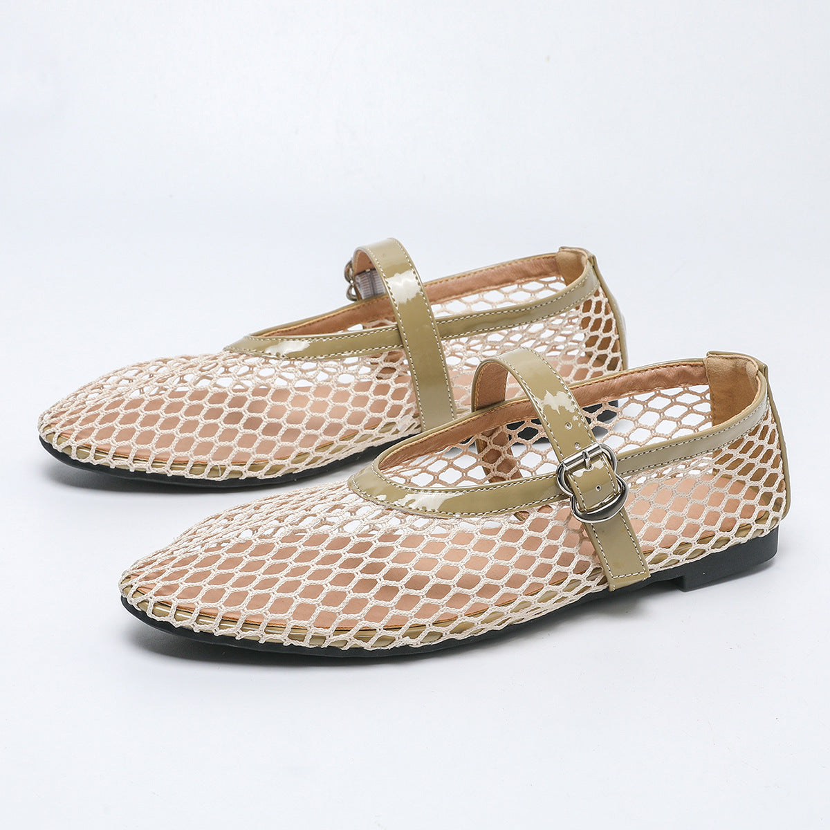 Women’s Breathable Mesh Mary Jane Flats