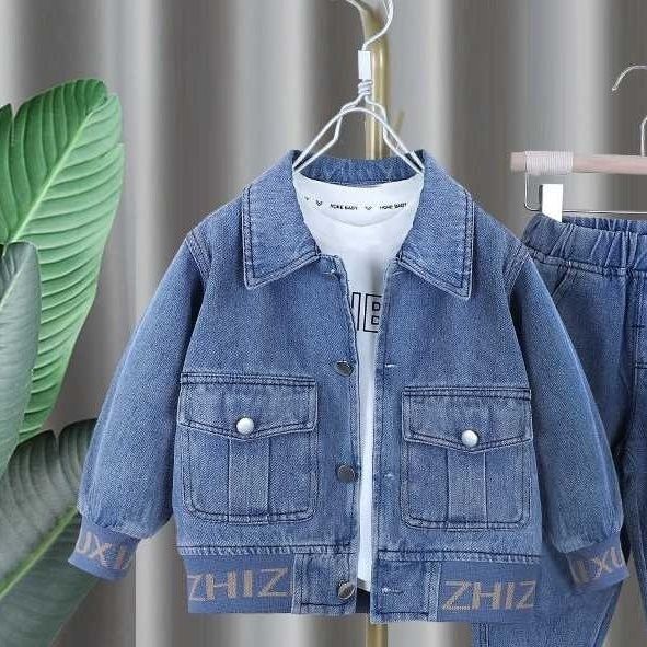 Boys’ Denim Two-Piece Outfit Set