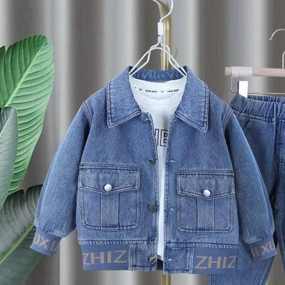 Boys’ Denim Two-Piece Outfit Set