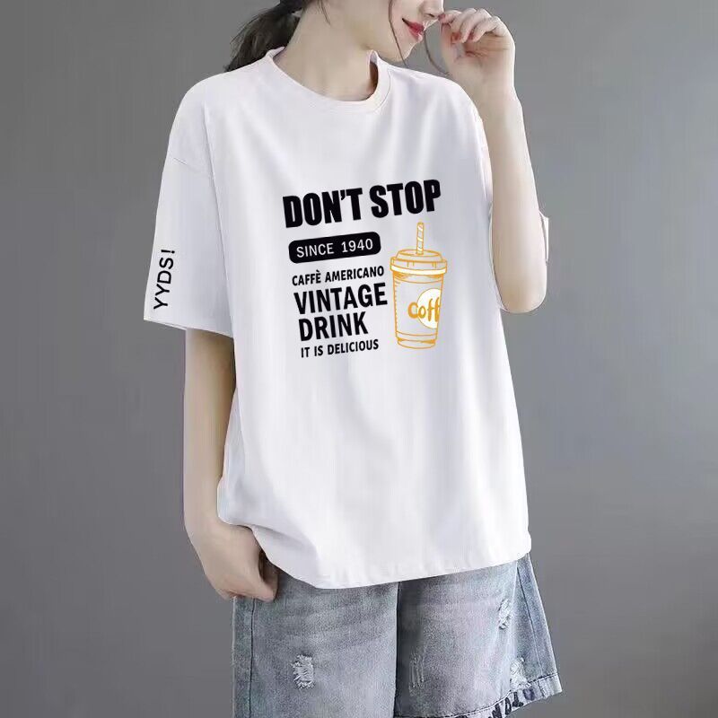 Women’s Printed Loose-Fit Short Sleeve T-Shirt
