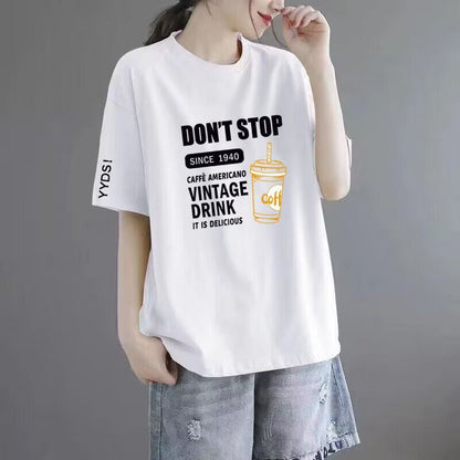 Women’s Printed Loose-Fit Short Sleeve T-Shirt