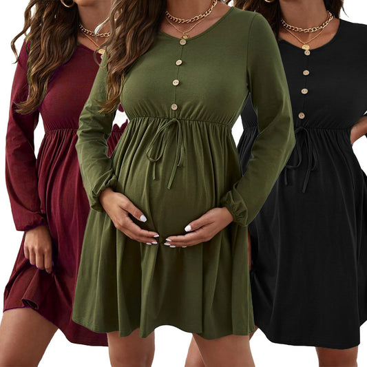 Women’s Long Sleeve Maternity Dress