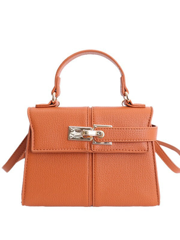 Women’s Kelly Style Textured Crossbody Handbag