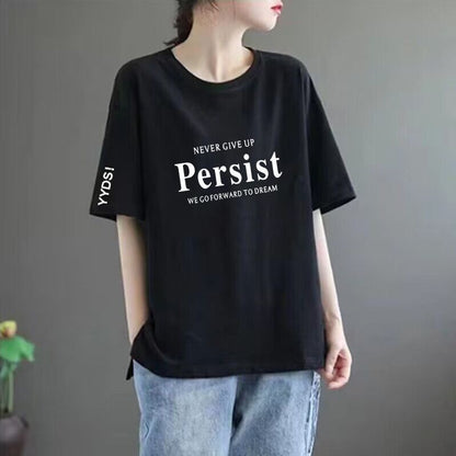 Women’s Printed Loose-Fit Short Sleeve T-Shirt