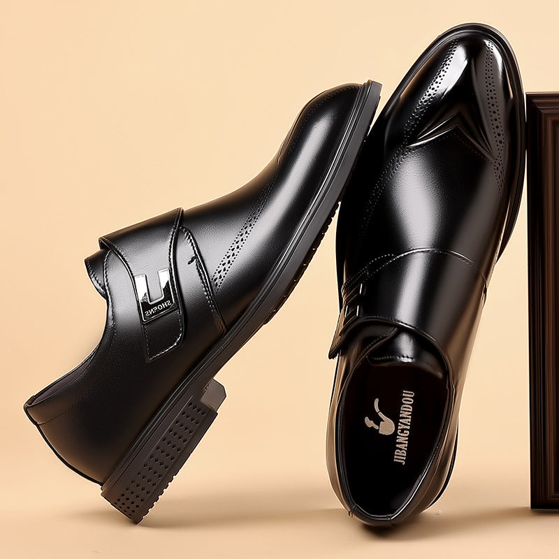 Men’s First-Layer Cowhide Business Casual Leather Shoes