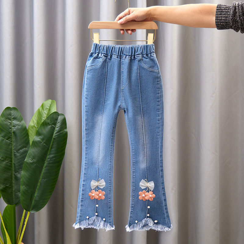 Girls’ Flared Denim Jeans