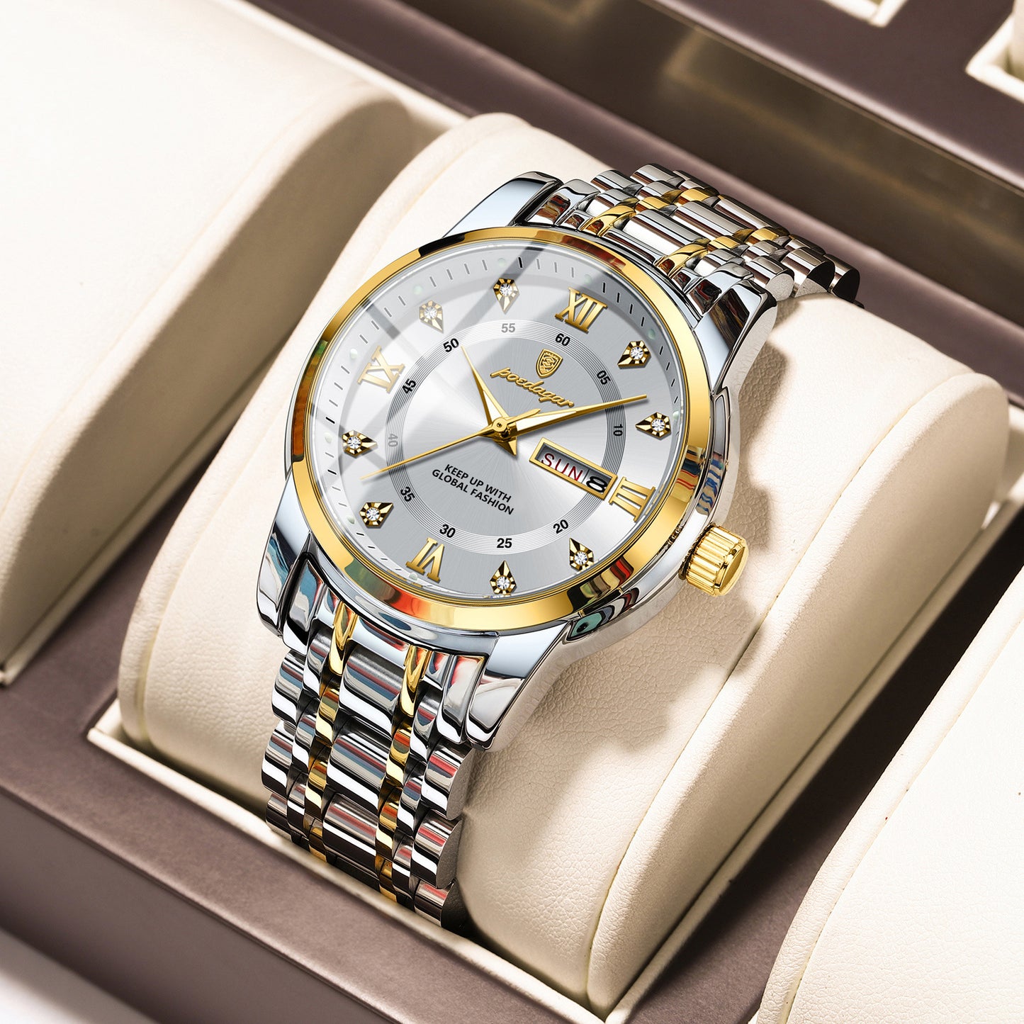 Men’s Waterproof Luminous Quartz Watch