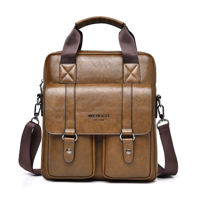 Men’s Business Crossbody Laptop Briefcase