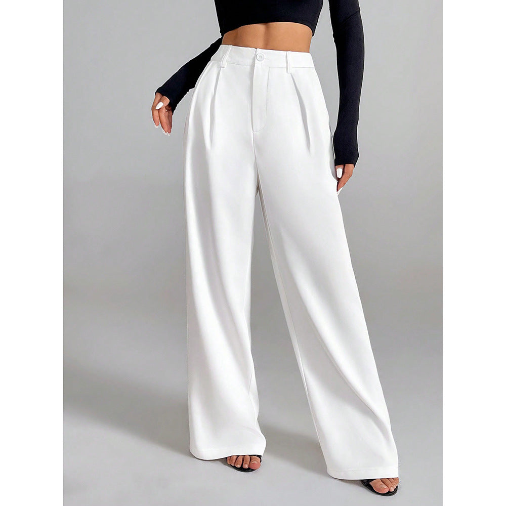 Women’s High-Waist Wide-Leg Casual Pants