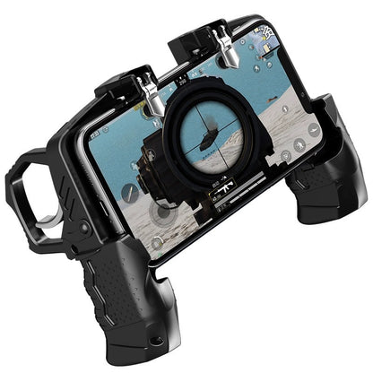Cross-border K21 mobile game controller Peacekeeper Elite six-finger linkage PUBG pressure gun auxiliary grip buttons