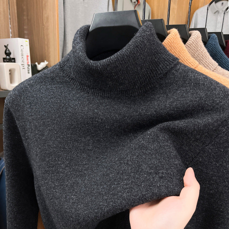 Men’s Wool Thick Turtleneck Sweater