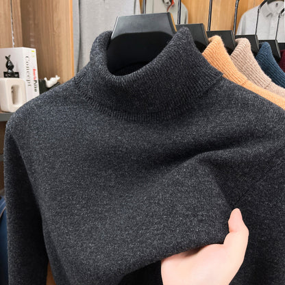 Men’s Wool Thick Turtleneck Sweater