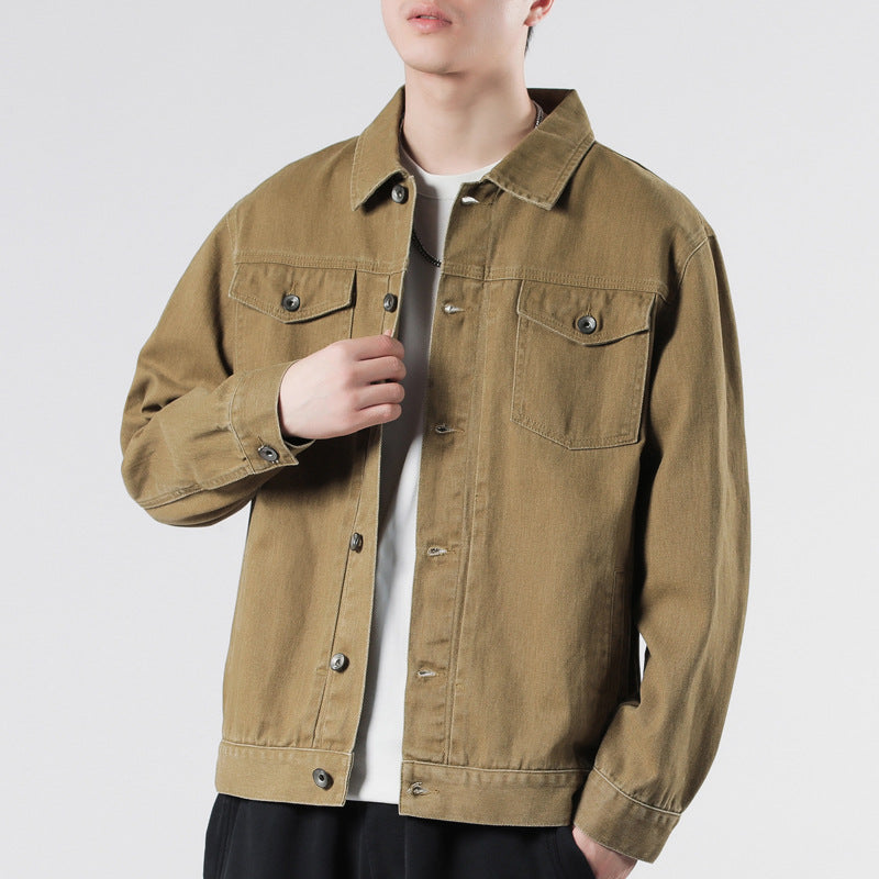 Men’s American Multi-Pocket Denim Jacket
