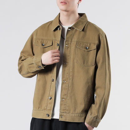 Men’s American Multi-Pocket Denim Jacket