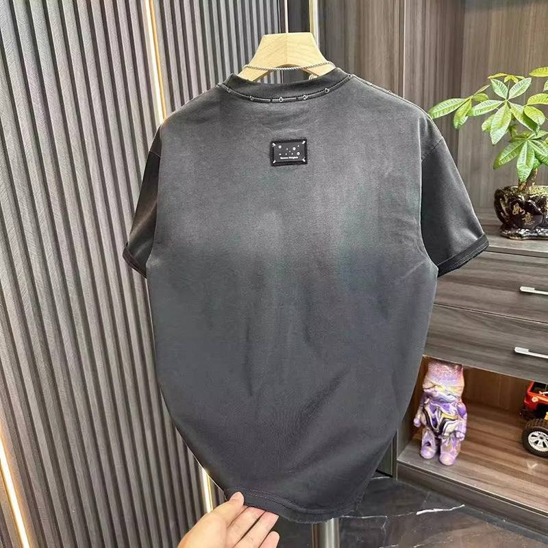 Men’s Premium Embroidered Short-Sleeve T-Shirt