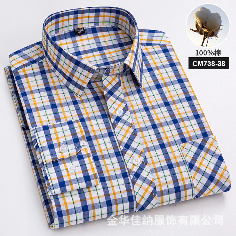 Men’s Cotton Check Casual Shirt