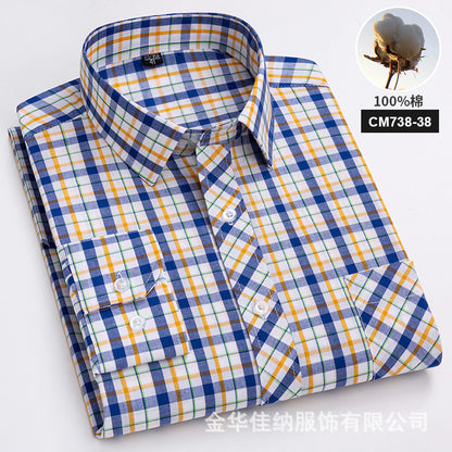 Men’s Cotton Check Casual Shirt