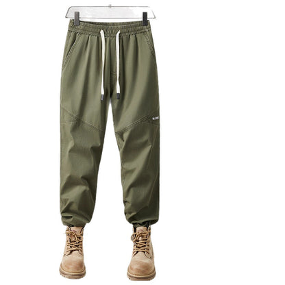 Men’s Cotton Wide-Leg Cargo Pants