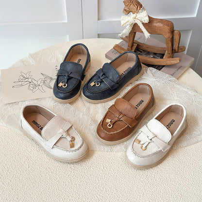 Kids’ British Style Casual Loafer Shoe