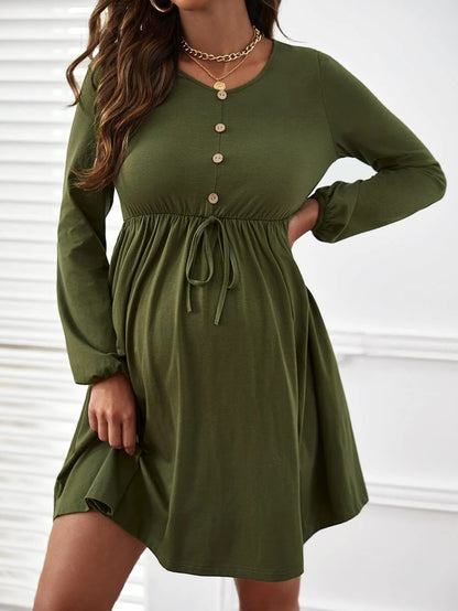 Women’s Long Sleeve Maternity Dress