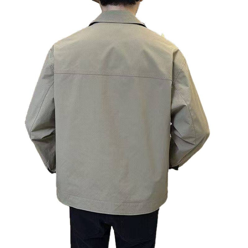 Men’s Casual Lapel Cargo Jacket