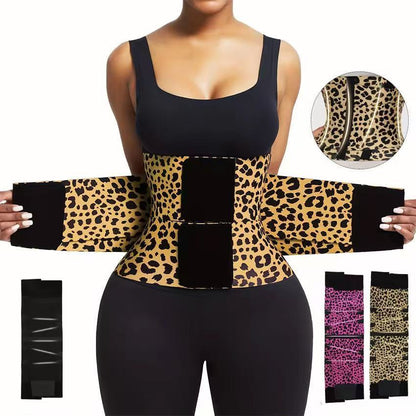 Cross-border abdominal belt waist postpartum autumn and winter plus-size double-layer women's slimming abdominal tucking warm belt spot wholesale