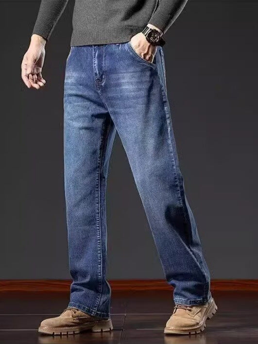 Men’s Stretch Loose Wide-Leg Casual Pants