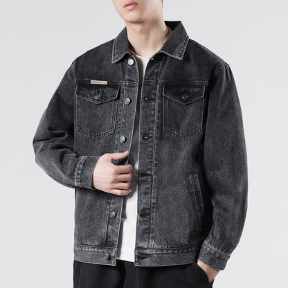 Men’s American Multi-Pocket Denim Jacket