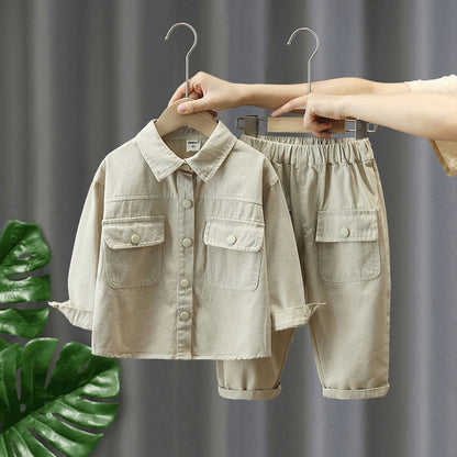 Boys’ Jacket & Trousers Two-Piece Set