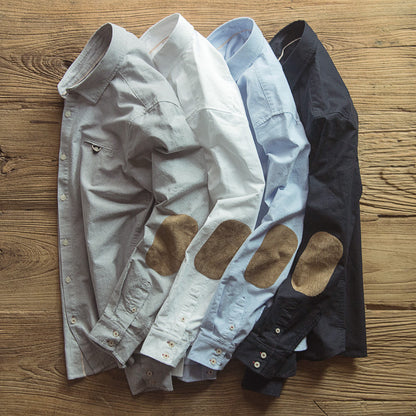 Men’s Japanese Vintage Cotton Oxford Shirt