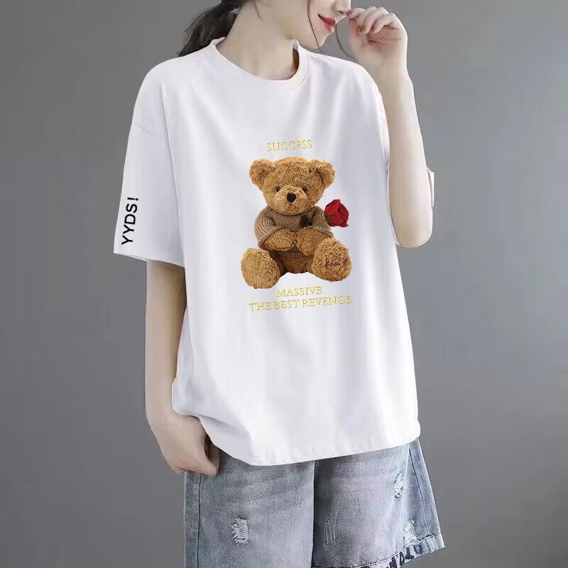 Women’s Printed Loose-Fit Short Sleeve T-Shirt
