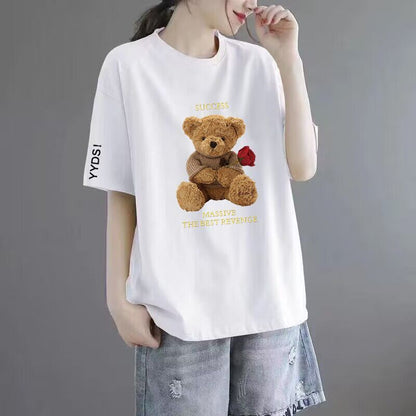 Women’s Printed Loose-Fit Short Sleeve T-Shirt