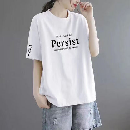 Women’s Printed Loose-Fit Short Sleeve T-Shirt