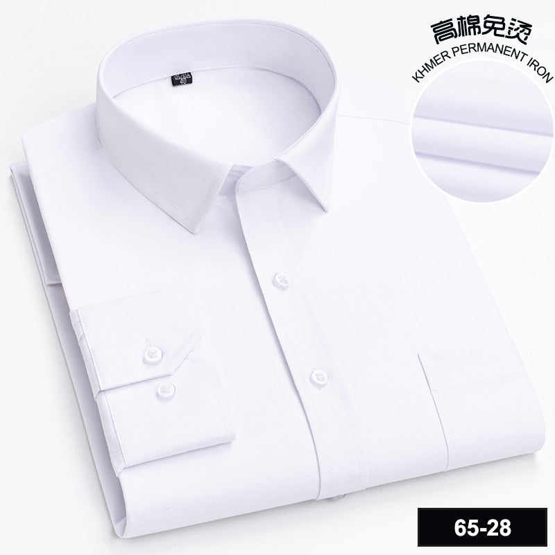 Men’s Cotton Plaid Long-Sleeve Casual Shirt