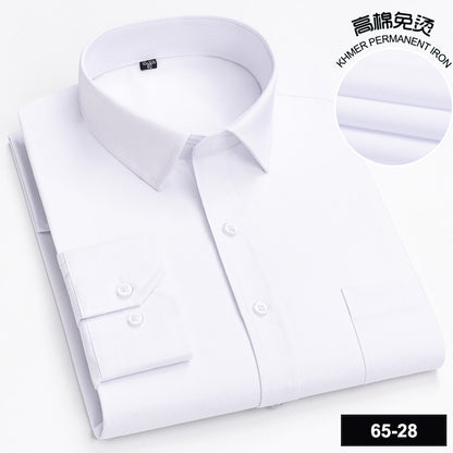 Men’s Cotton Plaid Long-Sleeve Casual Shirt