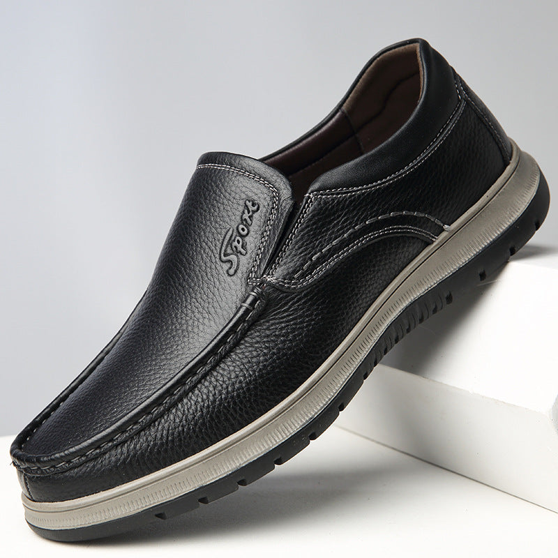 Men’s Slip-On Casual Leather Shoes