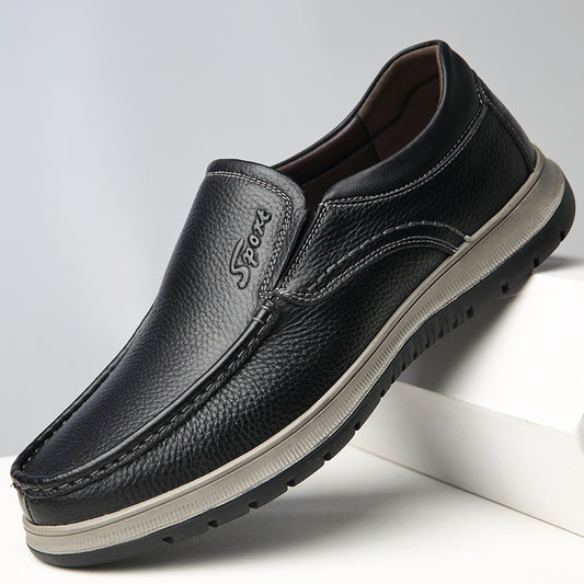 Men’s Slip-On Casual Leather Shoes