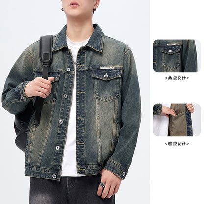 Men’s American Multi-Pocket Denim Jacket