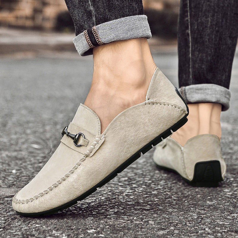 Men’s Genuine Leather Casual Slip-On Loafers