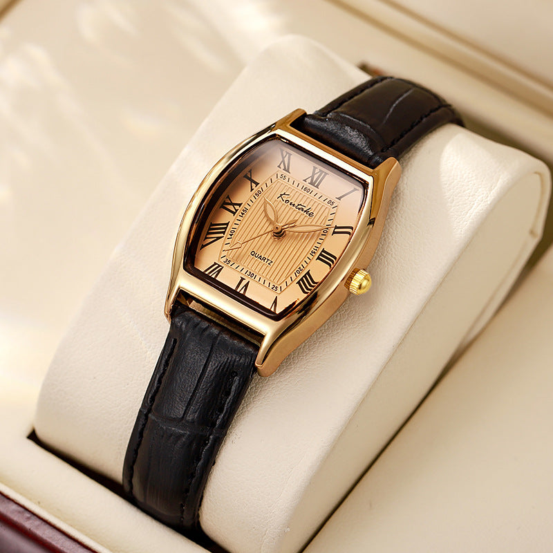 Women’s Barrel-Shaped Quartz Watch