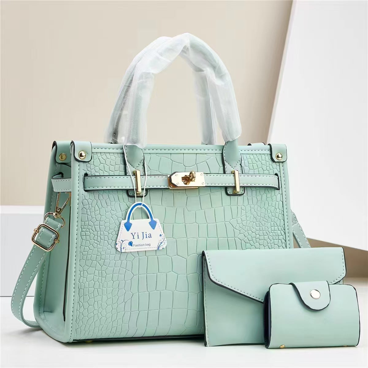 Women’s Macaron 3-Piece Handbag Set