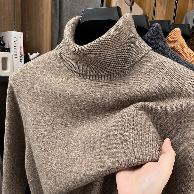 Men’s Wool Thick Turtleneck Sweater